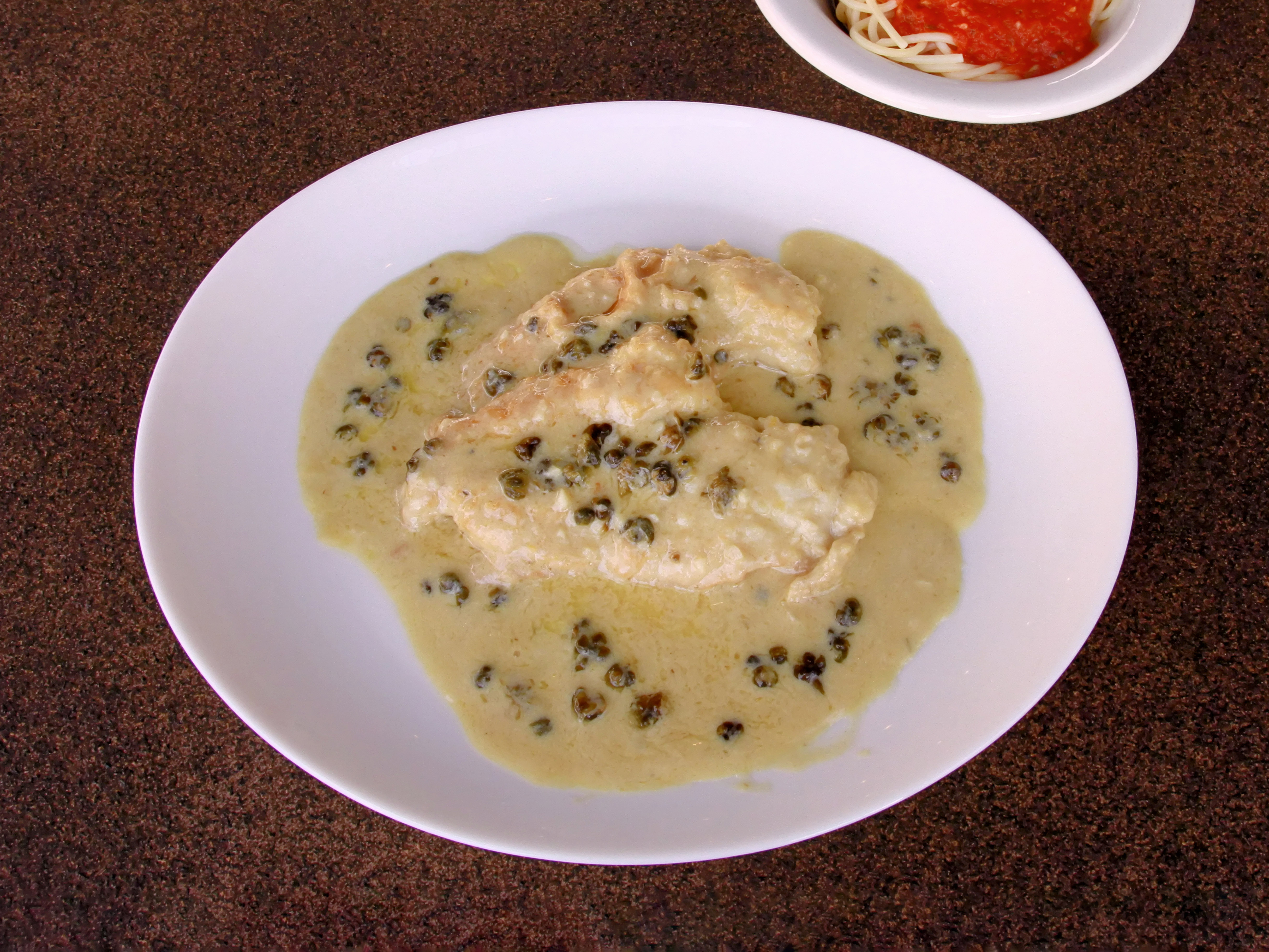 Order Chicken Piccata food online from Othello Italian Restaurant store, Norman on bringmethat.com