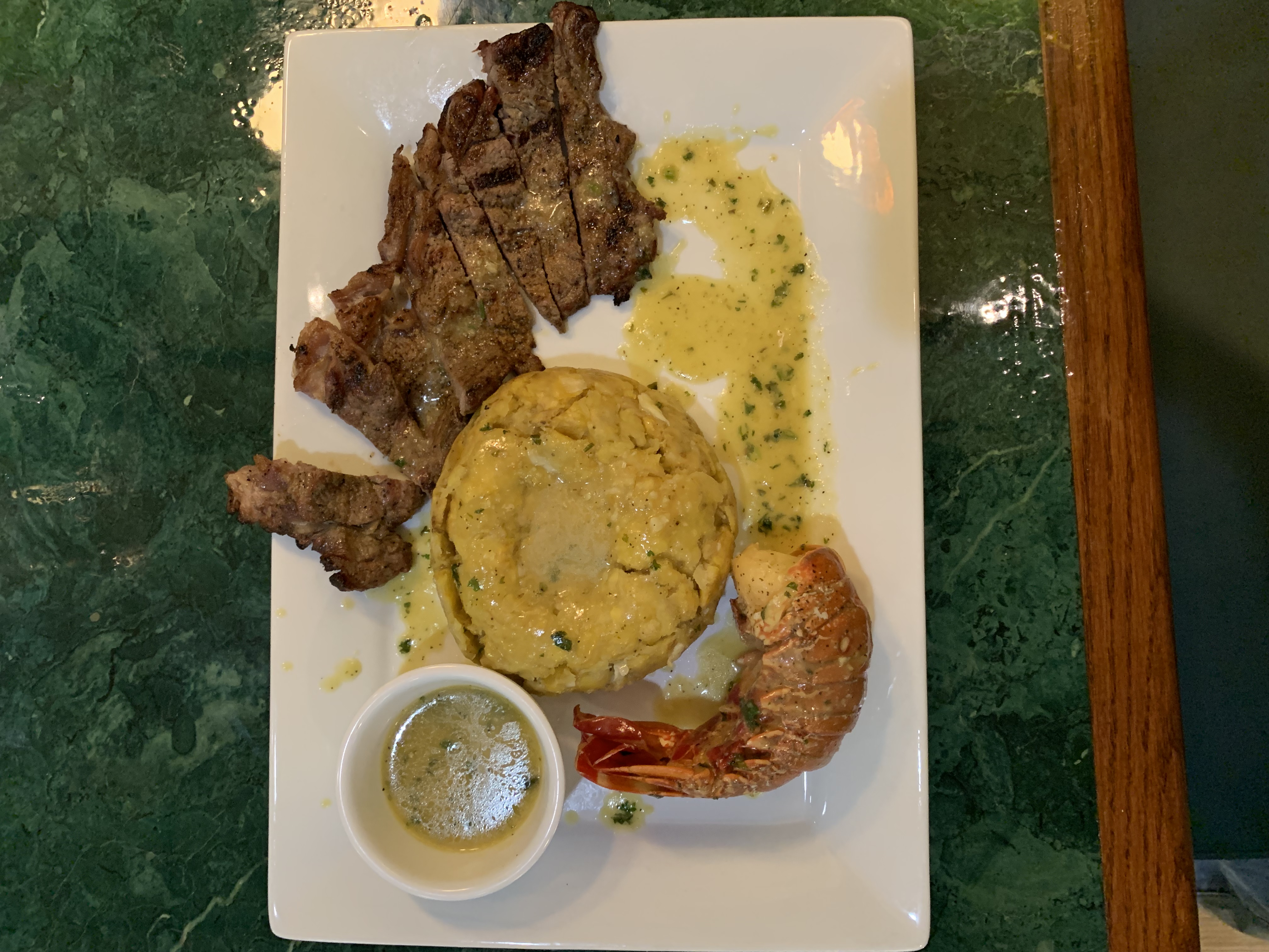 Order Steak and Lobster Mofongo food online from Punta Cana store, Pikesville on bringmethat.com