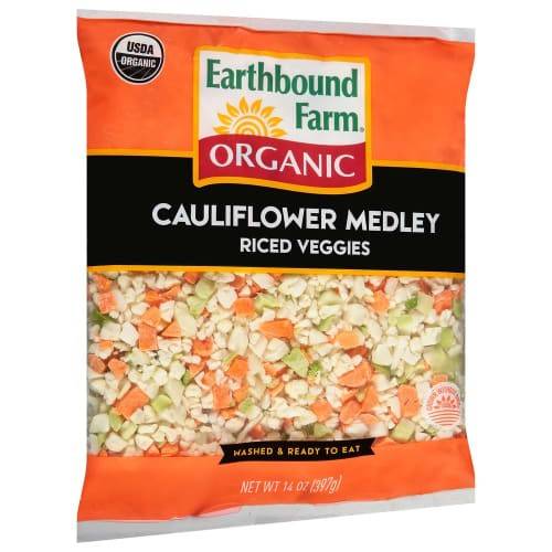 Order Earthbound Farm · Organic Cauliflower Medley Riced Veggies (14 oz) food online from Safeway store, Tahoe City on bringmethat.com