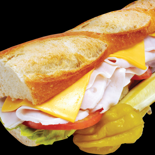 Order #22. Turkey Baguette Sandwich food online from Lees Sandwiches store, Van Nuys on bringmethat.com