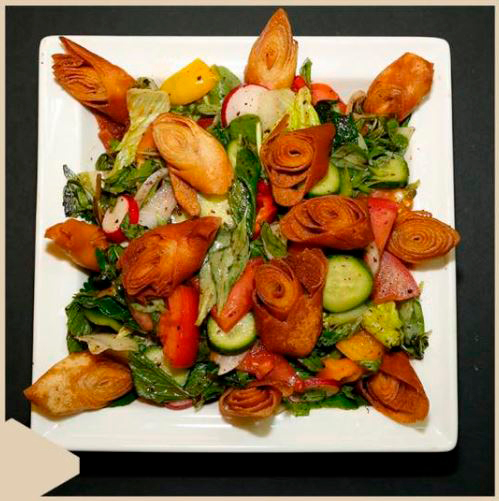 Order Fattoush Salad food online from Amardeen store, San Diego on bringmethat.com