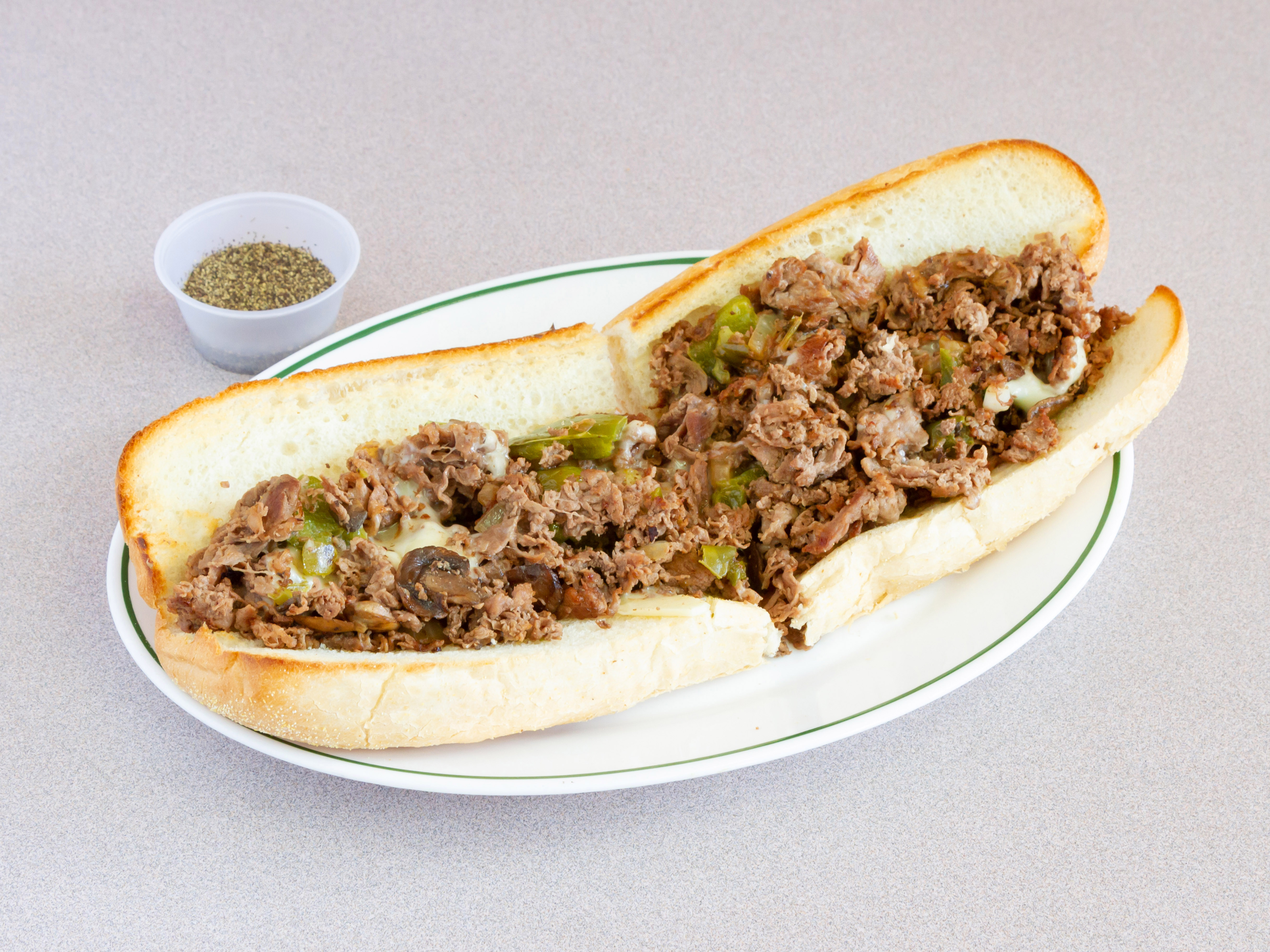 Order Steak and Cheese Sub food online from Vernon Pizza store, Worcester on bringmethat.com