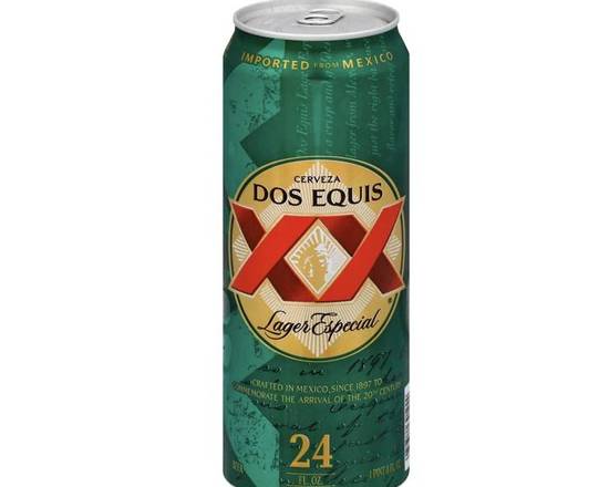 Order Dos Equis XX Especial, 24oz canned beer (4.0% ABV) food online from Loma Mini Market store, Long Beach on bringmethat.com