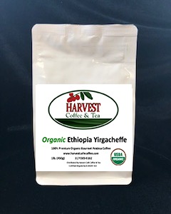 Order Organic Ethiopian Yirgacheffe Coffee food online from Harvest Cafe Coffee & Tea store, Indianapolis on bringmethat.com