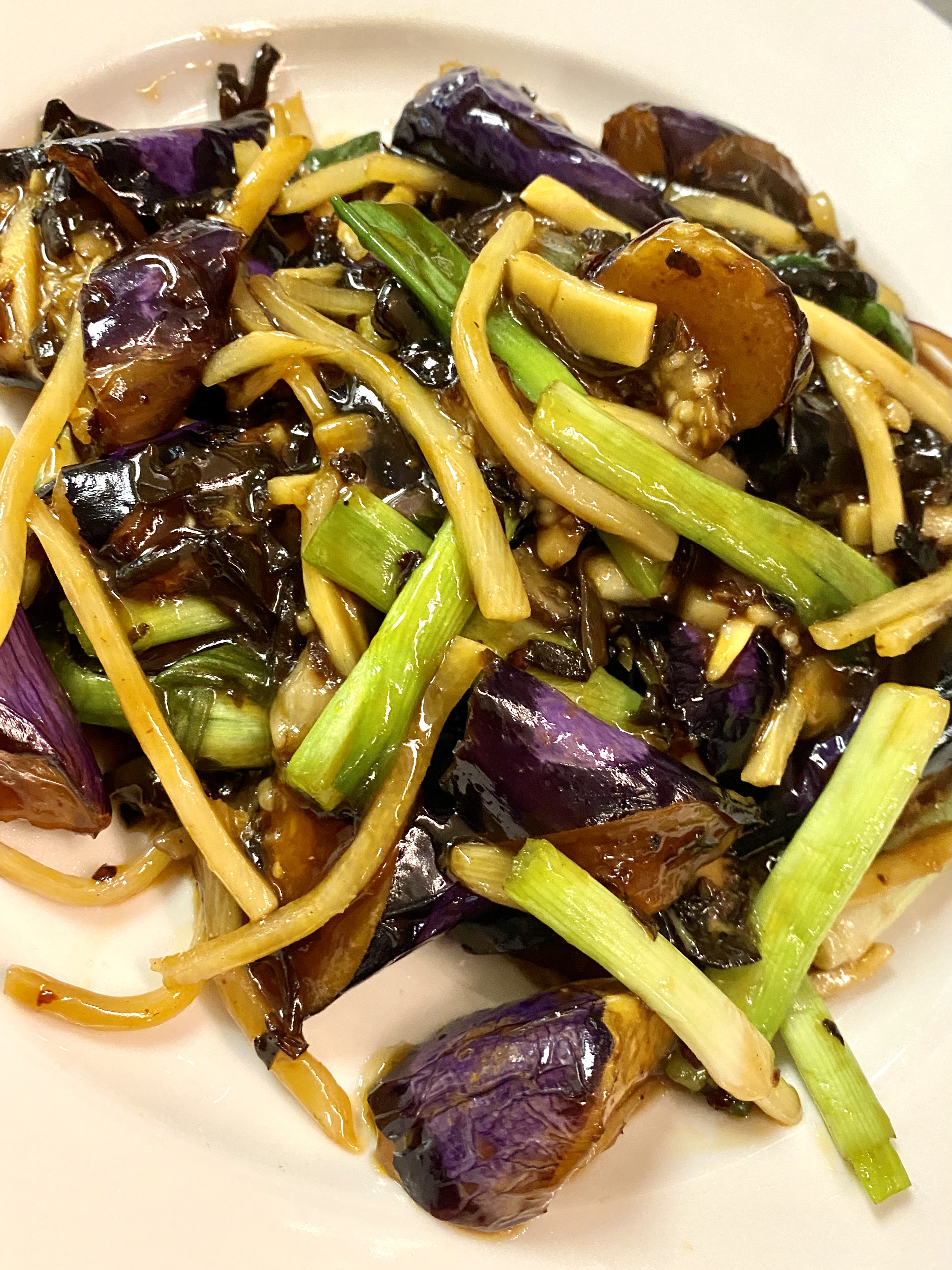 Order Chinese Eggplant with Garlic Sauce 魚香茄子 food online from 101 Asian Fusion store, Denver on bringmethat.com