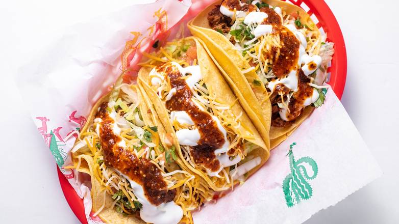 Order Tinga Taco food online from Cilantro Taqueria store, Shaker Heights on bringmethat.com
