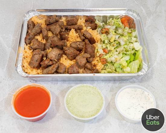Order Lamb over Rice food online from Kababish halal grill store, Binghamton on bringmethat.com