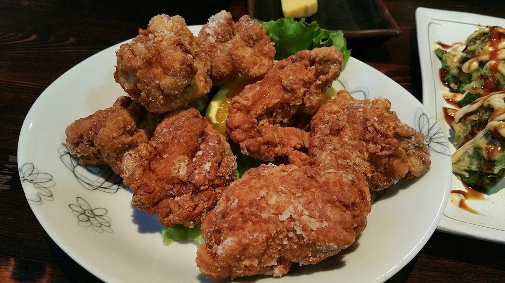 Order A12. Fried Chicken Tatsuta-age food online from Miyoda Sushi store, Redondo Beach on bringmethat.com