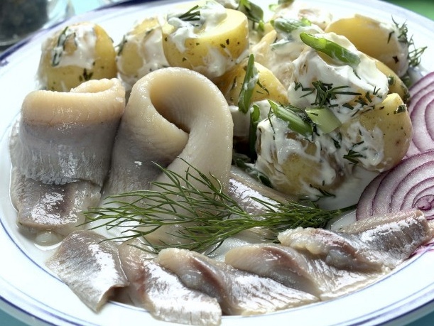 Order Pickled Herring with Onions food online from Cafe Gourmand store, Staten Island on bringmethat.com