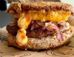 Order The Sir Nasty Breakfast Sandwich (V) food online from Locali store, Los Angeles on bringmethat.com