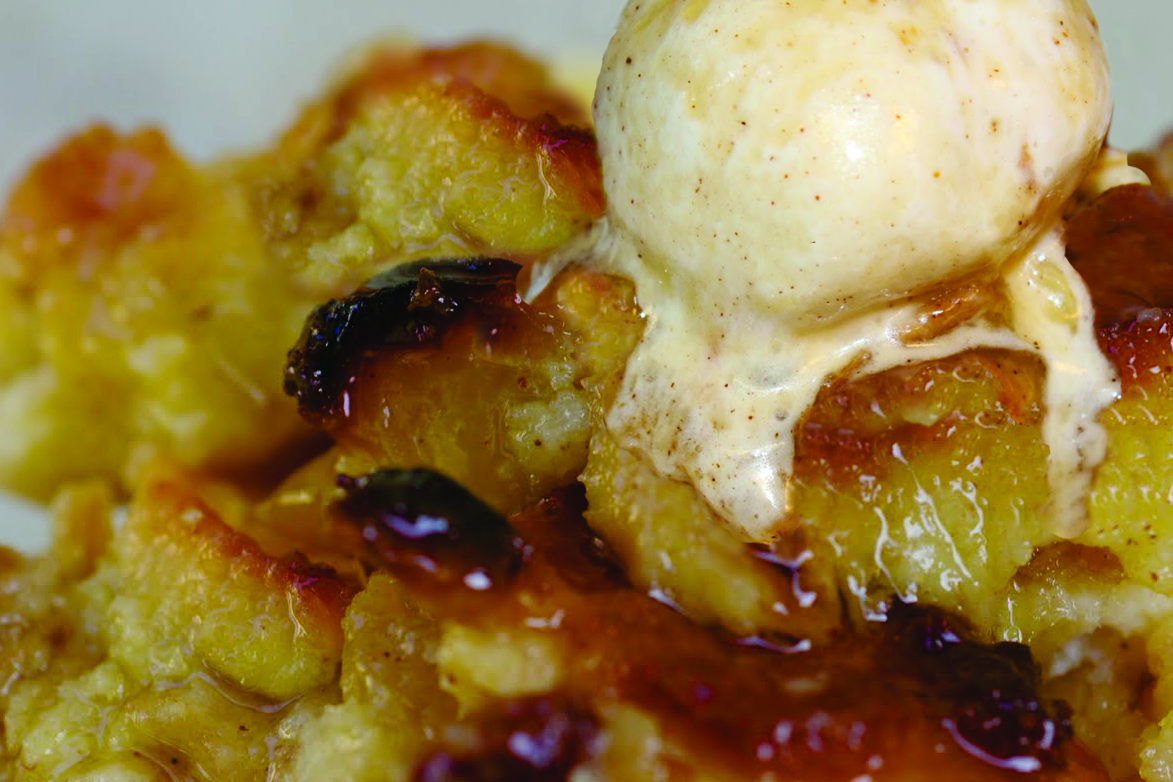 Order NEW! Bourbon Bread Pudding food online from Adamson's French Dip store, Sunnyvale on bringmethat.com