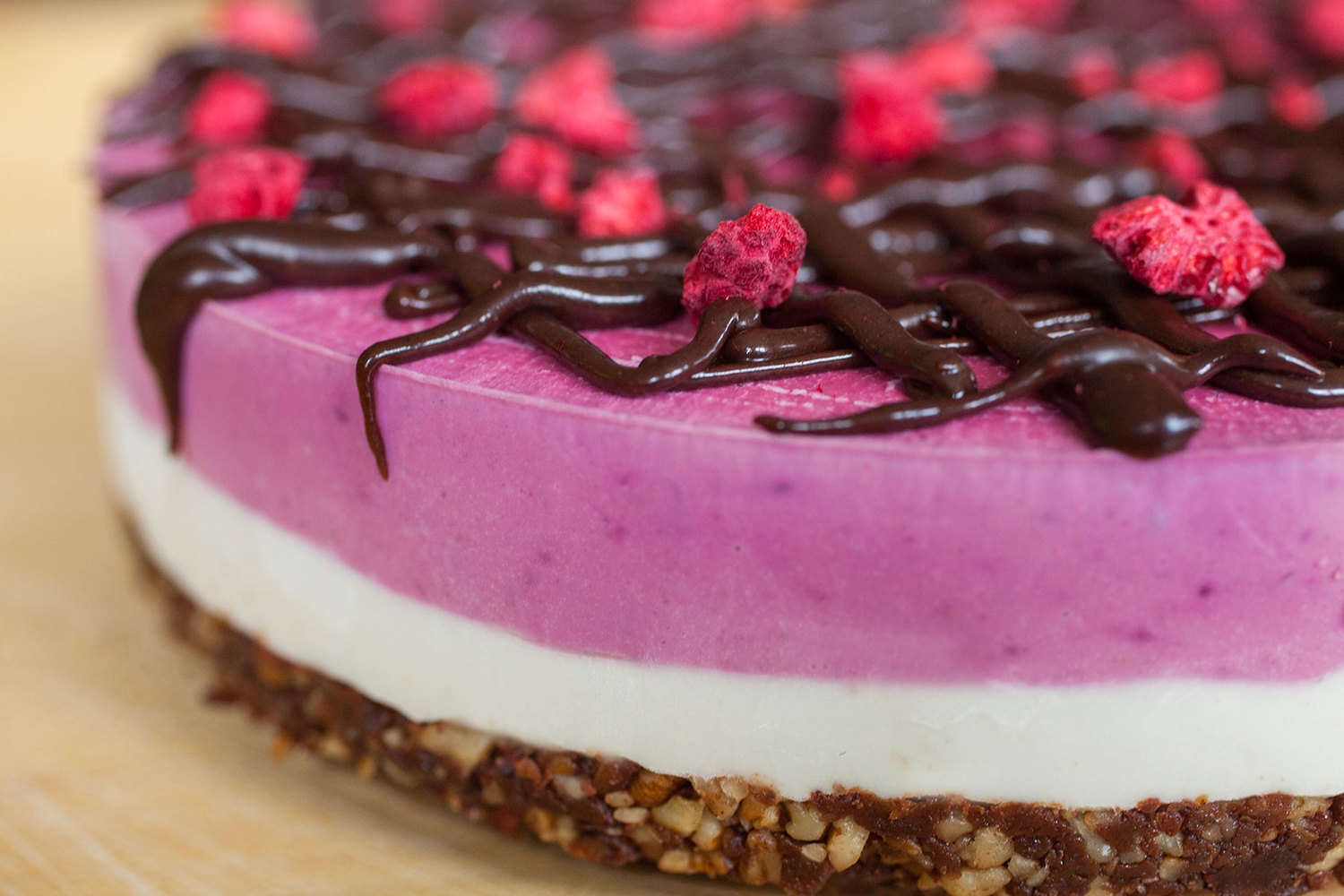 Order Guilt-Free Berry Chocolate Tart food online from Cafe Gitane store, New York on bringmethat.com