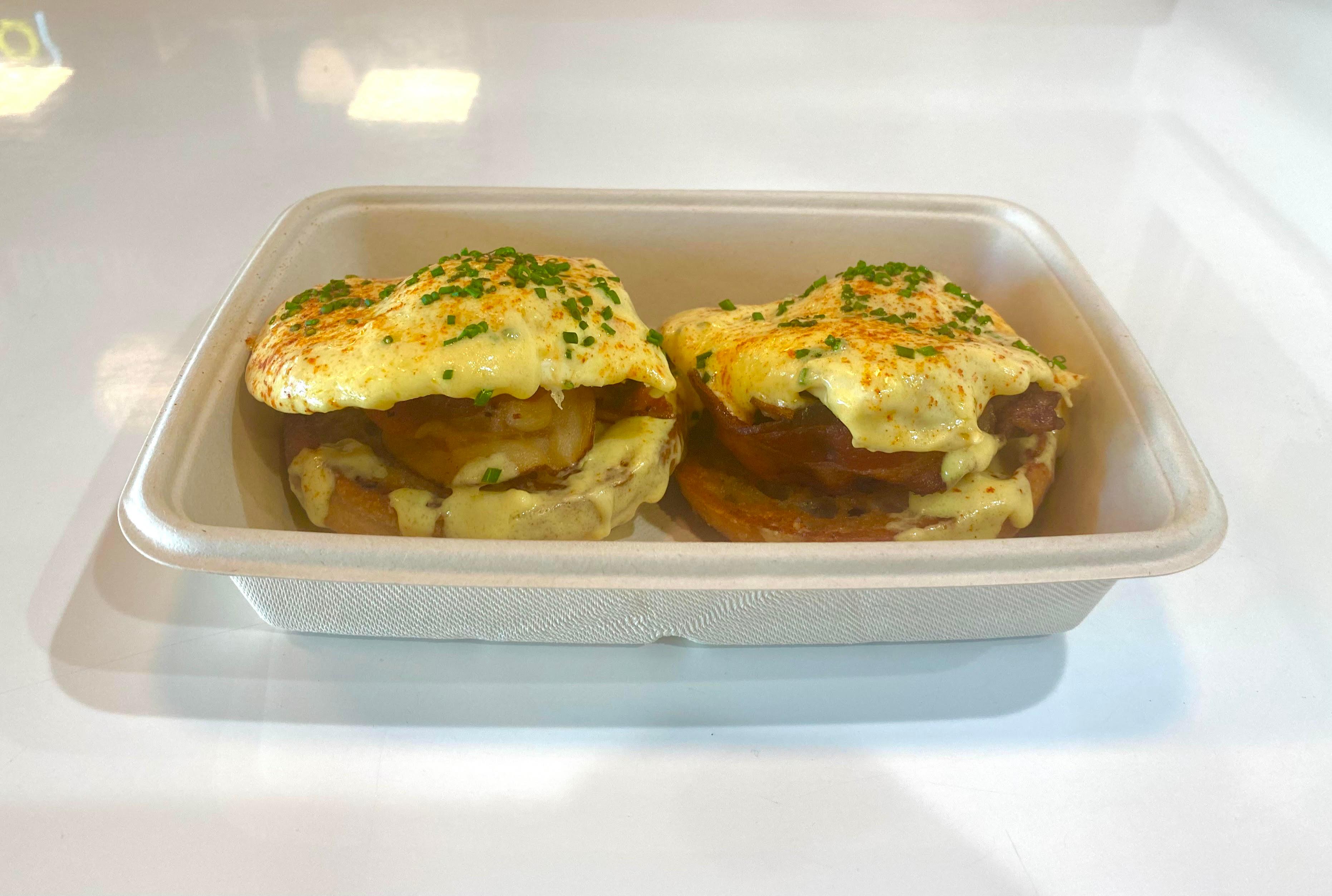 Order BUILD A BENNY - BACON food online from Eggbred store, La Habra on bringmethat.com