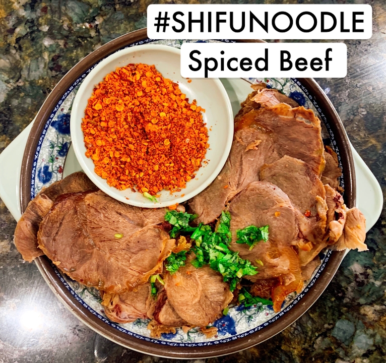 Order Spiced Beef 五香牛肉 food online from Shifu Noodle store, San Antonio on bringmethat.com
