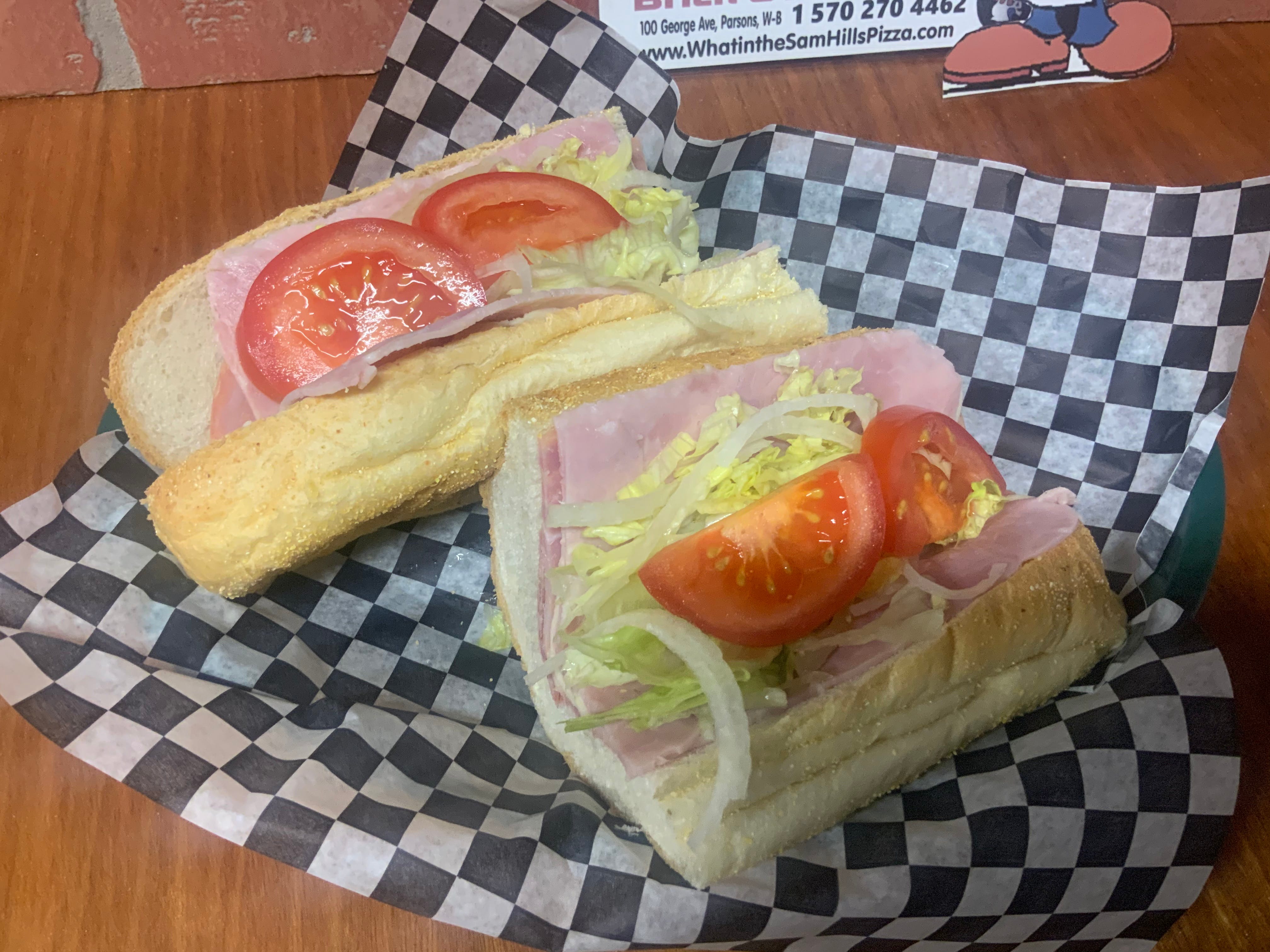 Order Italian Hoagie - 1/2 food online from Whatinthe Sam Hills Brick Oven Pizza store, Wilkes-Barre on bringmethat.com