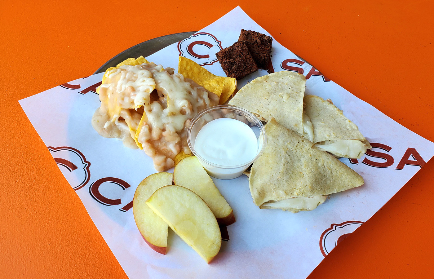 Order Cheese Quesadilla Plate    food online from C Casa store, Napa on bringmethat.com