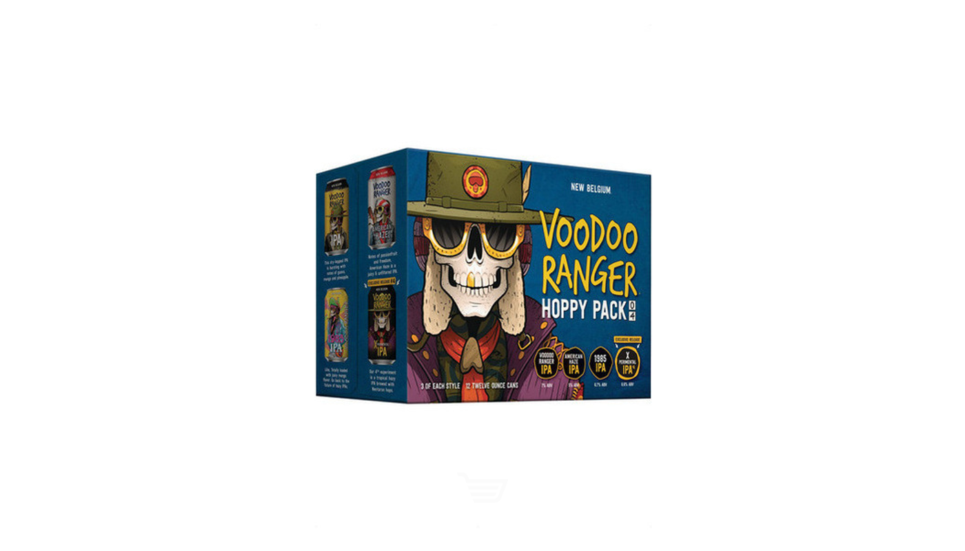 Order Voodoo Ranger Hoppy Variety Pack 12x 12oz Cans food online from Liquor Palace store, Burbank on bringmethat.com