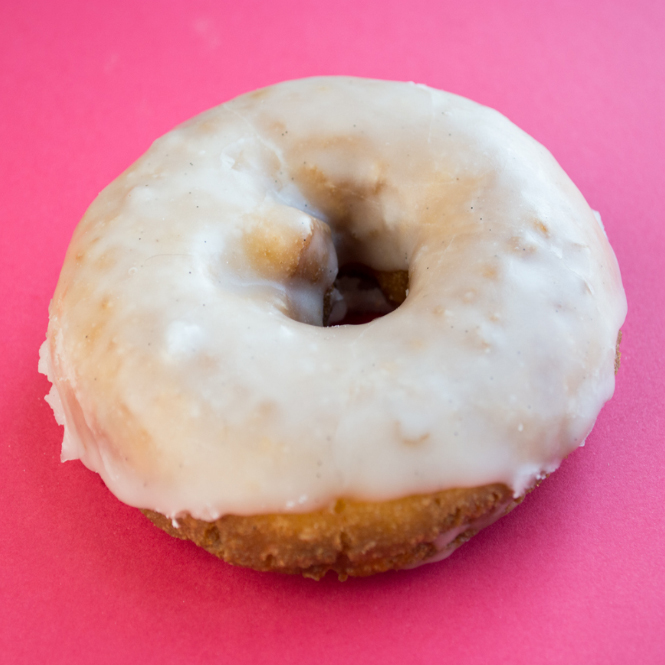 Order Vanilla Glazed Basic Donut food online from Db3 Donuts store, Evanston on bringmethat.com