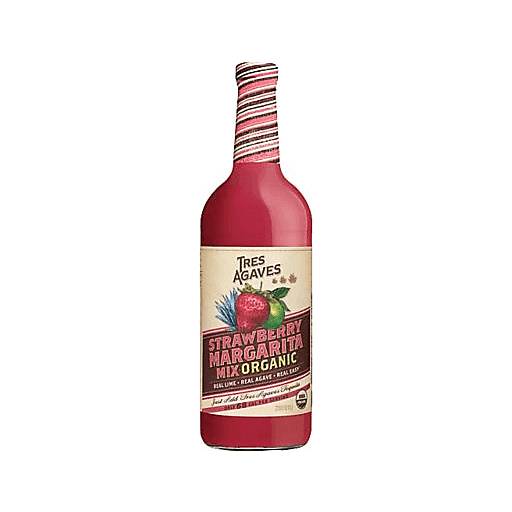 Order Tres Agaves Organic Strawberry Margarita Mix (1 LTR) 113708 food online from Bevmo! store, Lafayette on bringmethat.com