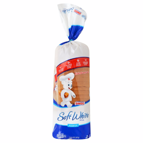 Order Bimbo Soft White Bread 20oz food online from 7-Eleven store, Aurora on bringmethat.com