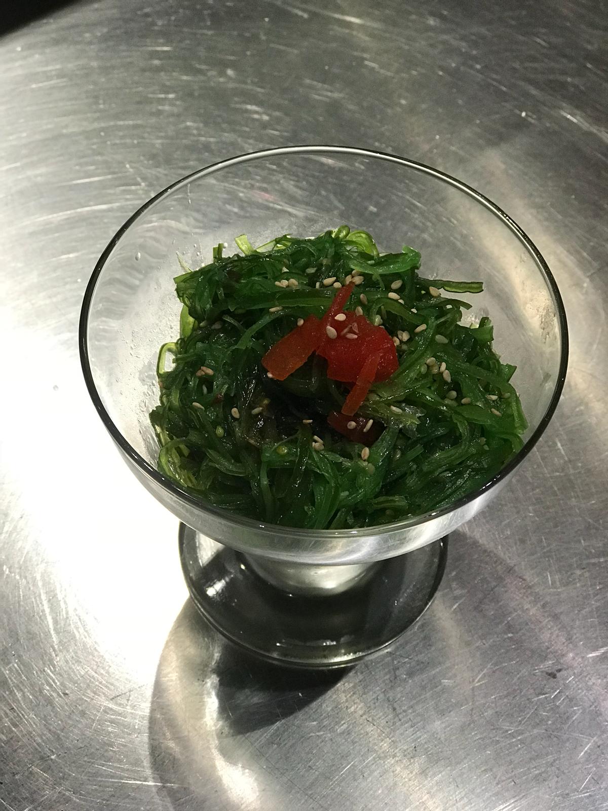 Order Wakame Salad food online from Blue Fin Sushi store, San Francisco on bringmethat.com