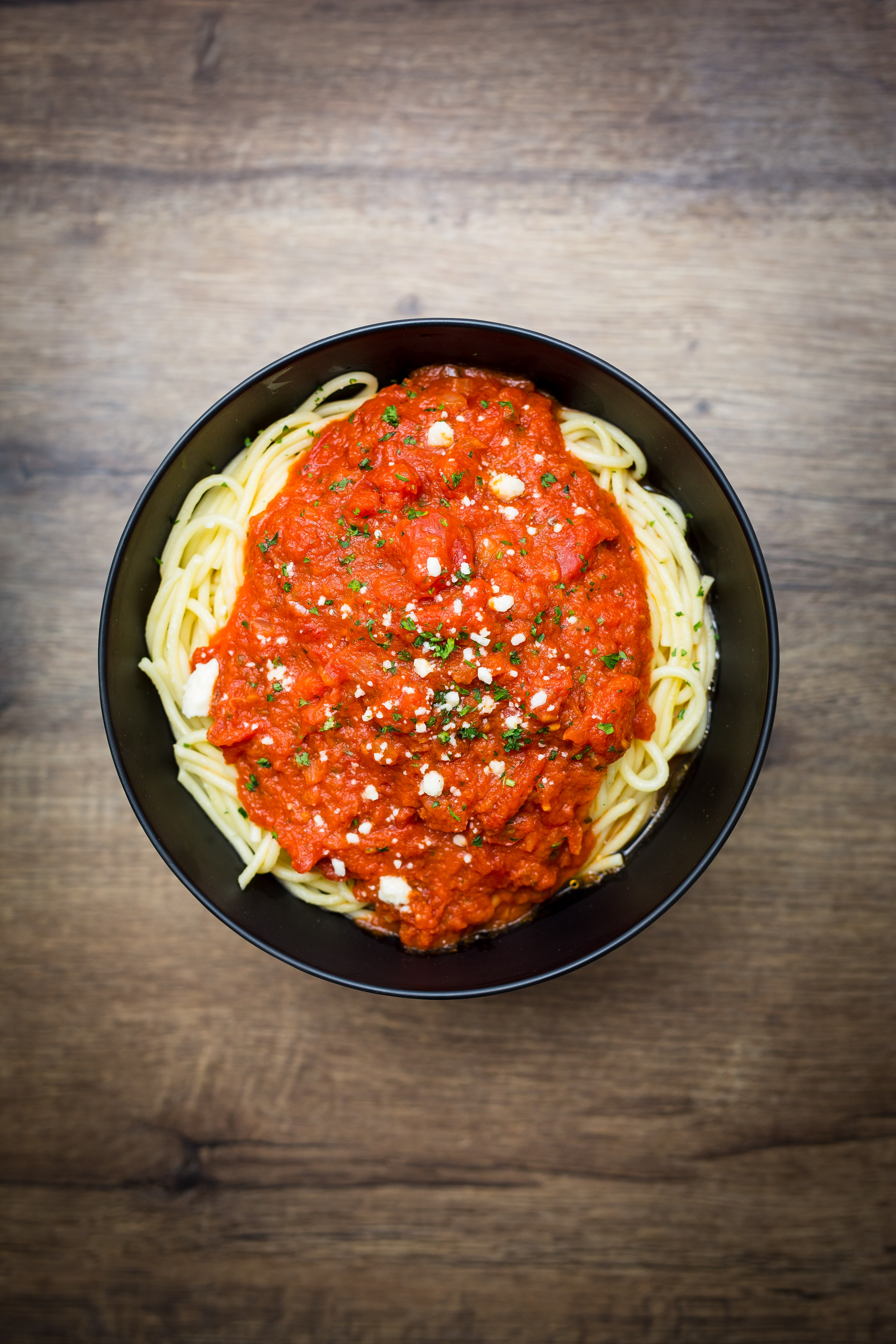 Order Spaghetti & Marinara Entree food online from Crave Pizza store, Anaheim on bringmethat.com