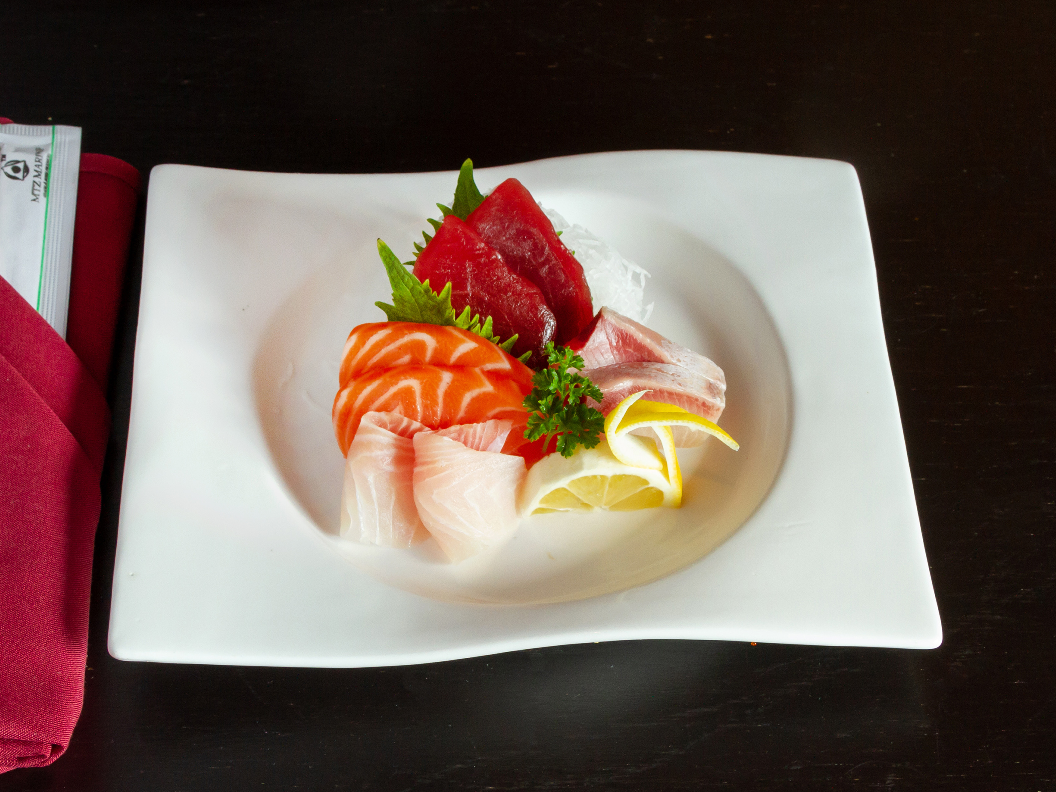 Order 7. Sashimi Appetizer food online from Yummy Steakhouse store, Worcester on bringmethat.com