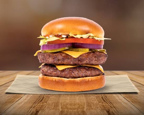 Order Double Cheeseburger food online from Texas Chicken & Burgers store, Levittown on bringmethat.com