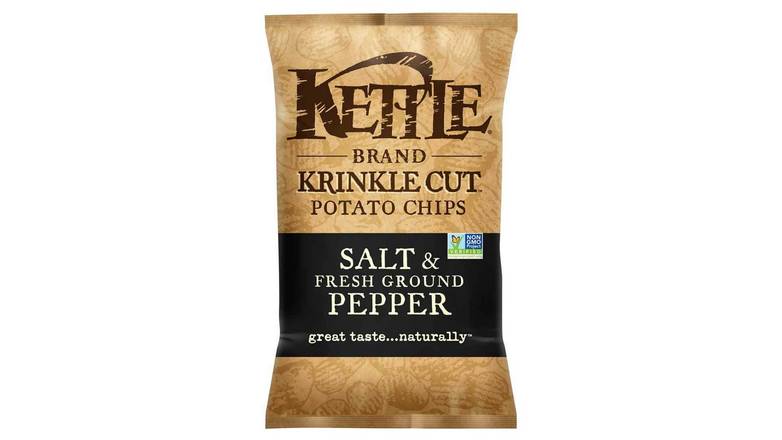 Order Kettle Brand Potato Chips Salt & Pepper food online from Anderson Convenience Markets #140 store, Omaha on bringmethat.com