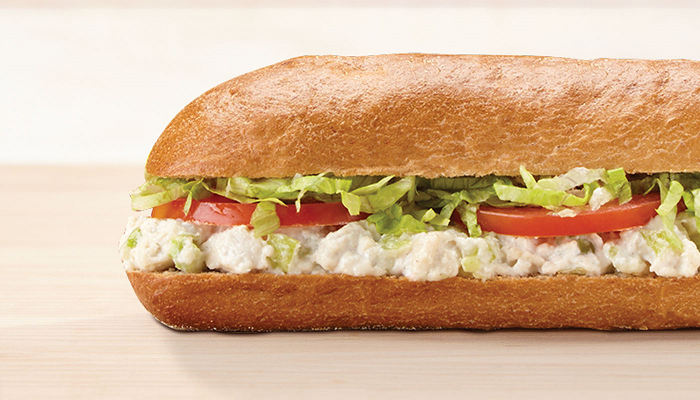 Order 6" Chicken Salad with Cranberry Relish (536cal) food online from QuickChek store, Copiague on bringmethat.com