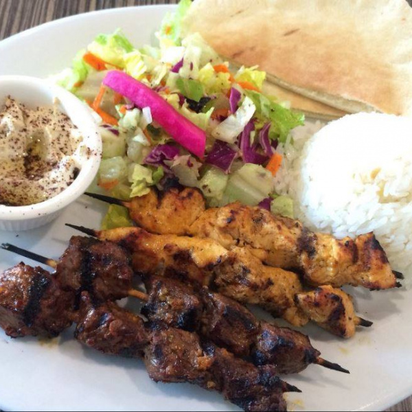 Order Combo Shish Kabob food online from Falafel Town store, Antioch on bringmethat.com