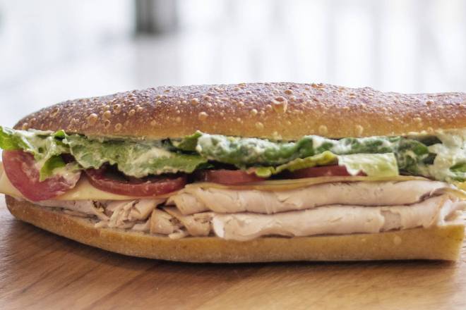 Order Turkey & Smoked Gouda Sandwich food online from Organic Sandwich Company store, Boulder on bringmethat.com