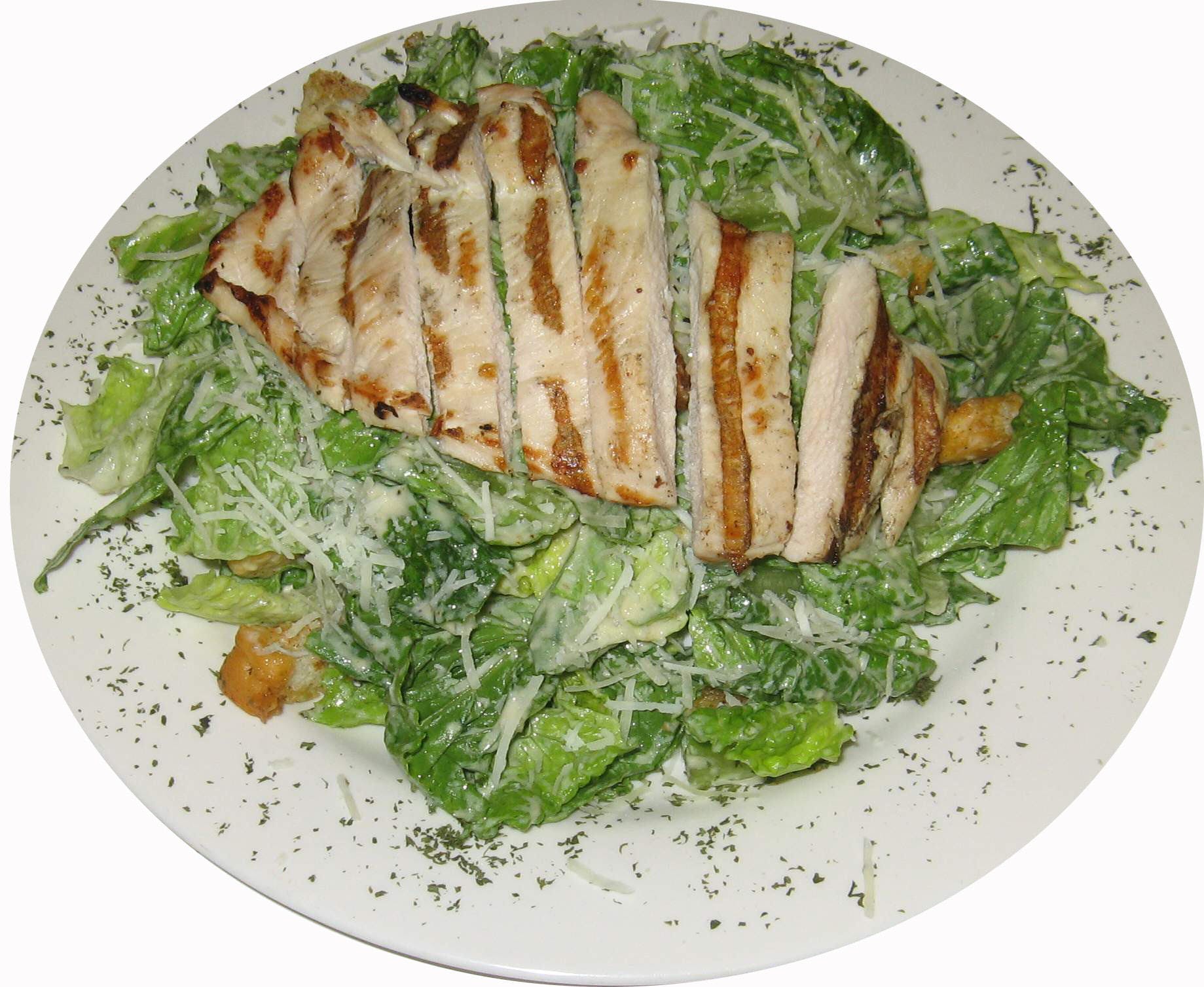 Order Caesar Salad with Chicken - Salad food online from Town Pub store, Bloomfield on bringmethat.com