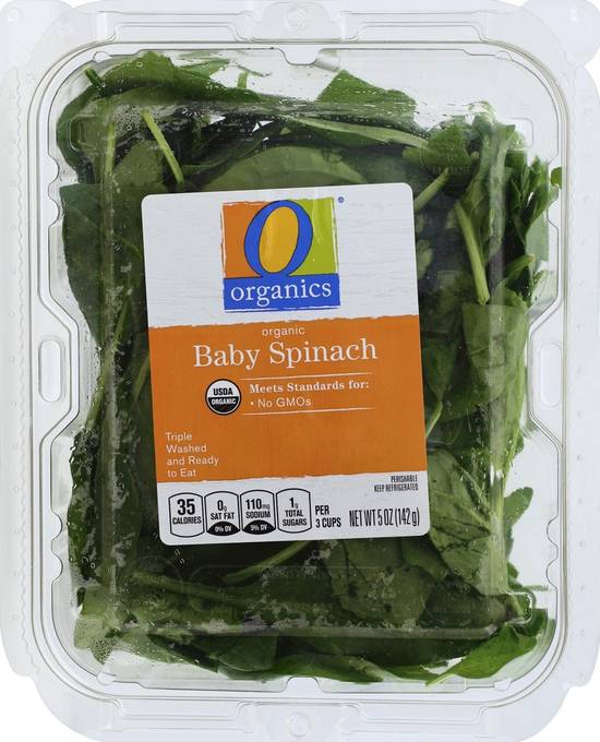 Order O Organics · Baby Spinach (5 oz) food online from Albertsons Express store, Watauga on bringmethat.com