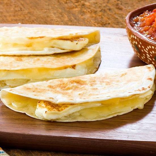 Order Quesadilla food online from Manny Flamin Tacos store, Banning on bringmethat.com