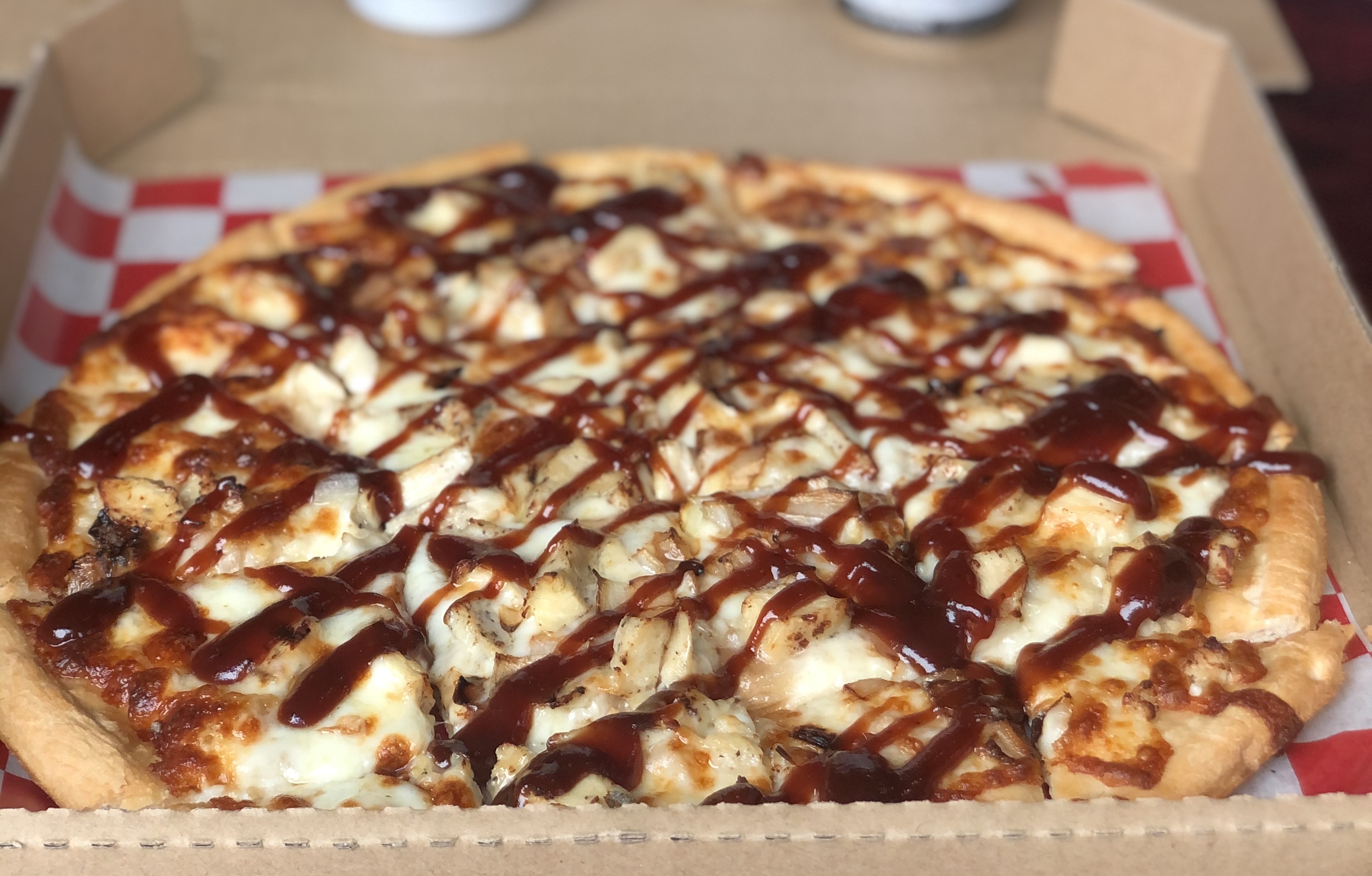 Order BBQ Chicken Pizza food online from R Bar Arena store, Columbus on bringmethat.com