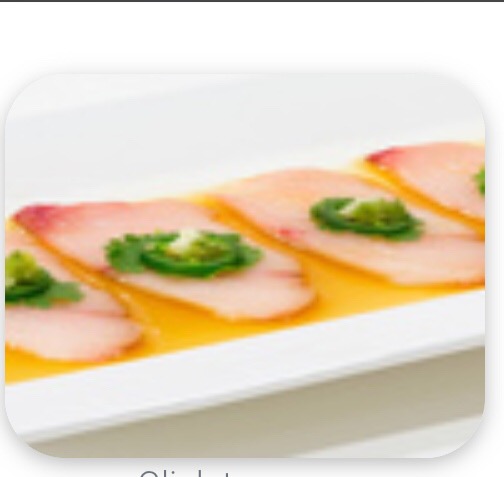 Order Yellowtail Carpaccio App food online from Komo asian cuisine store, Bellmore on bringmethat.com