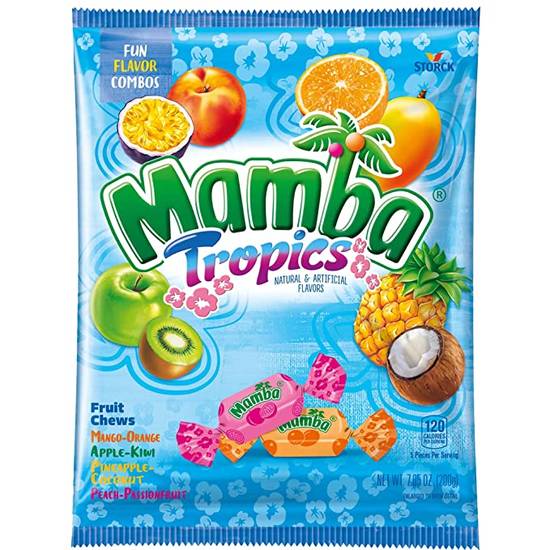 Order Mamba Tropics Fruit Chews food online from Exxon Food Mart store, Port Huron on bringmethat.com