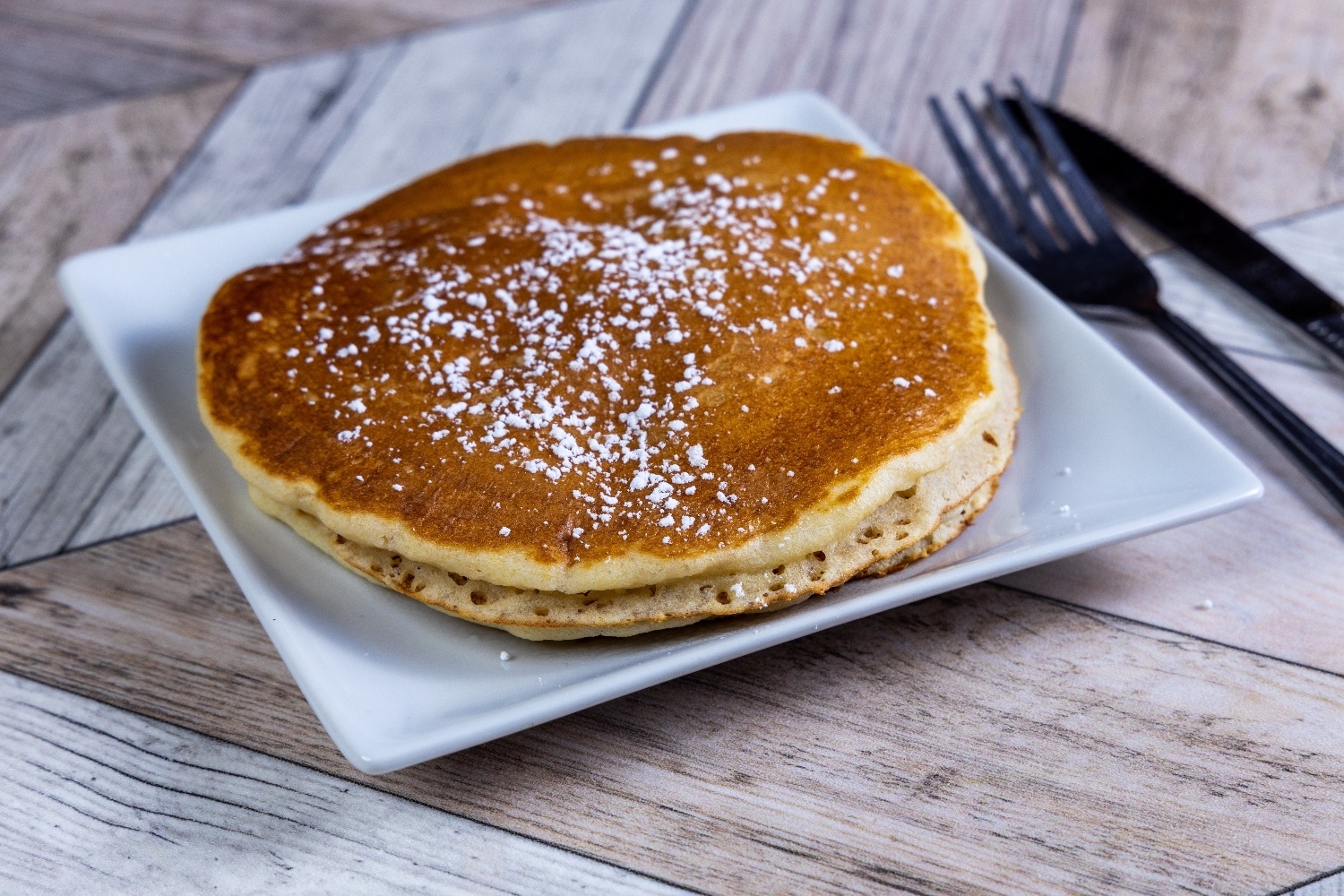 Order Side of 2 Small Pancakes food online from Top View Restaurant store, Chicago on bringmethat.com