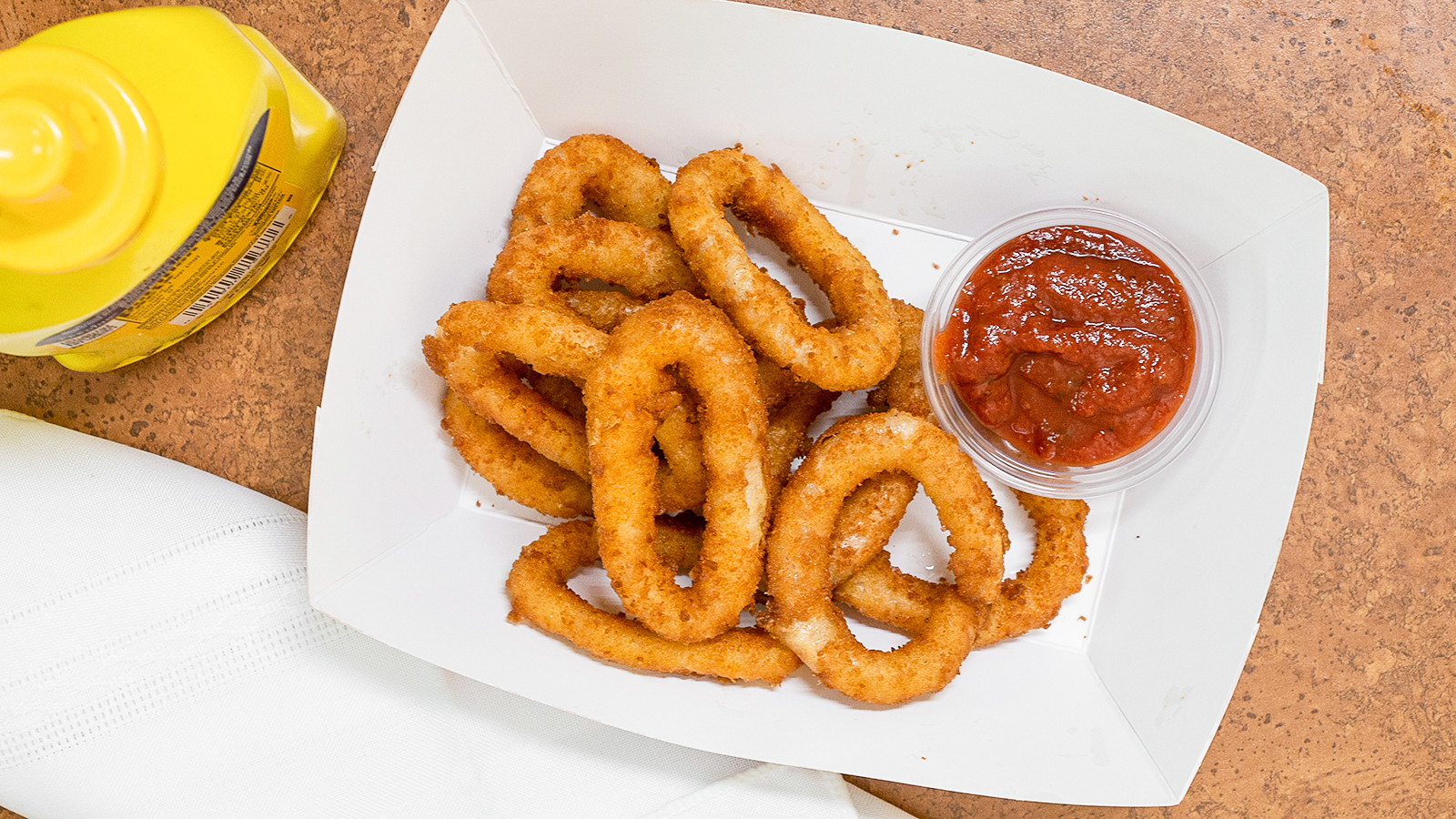 Order  Onion Rings food online from Rice N Spice store, Lodi on bringmethat.com