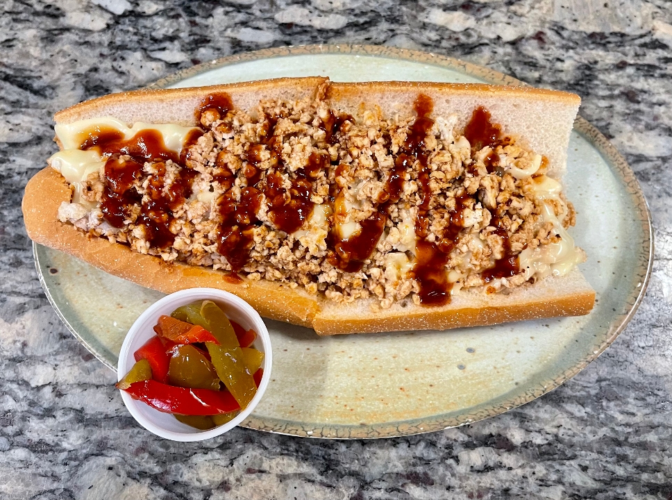 Order BBQ Chicken Cheesesteak food online from Steak Out store, Mantua Township on bringmethat.com