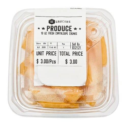 Order Cantaloupe Chunks (1 package) food online from Winn-Dixie store, Long Beach on bringmethat.com