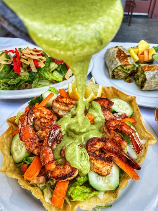 Order Grilled Shrimp Salad food online from Margaritas Mex Grill #2 store, Oak Park on bringmethat.com