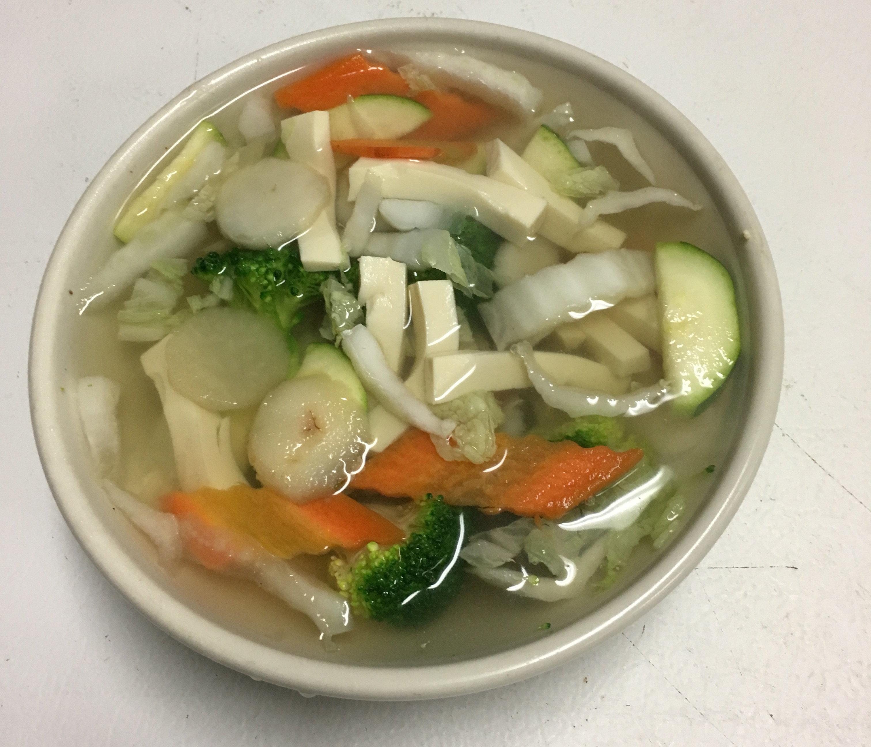 Order U6. Bean Curd with Vegetable Soup food online from Chen's House store, Oak Lawn on bringmethat.com