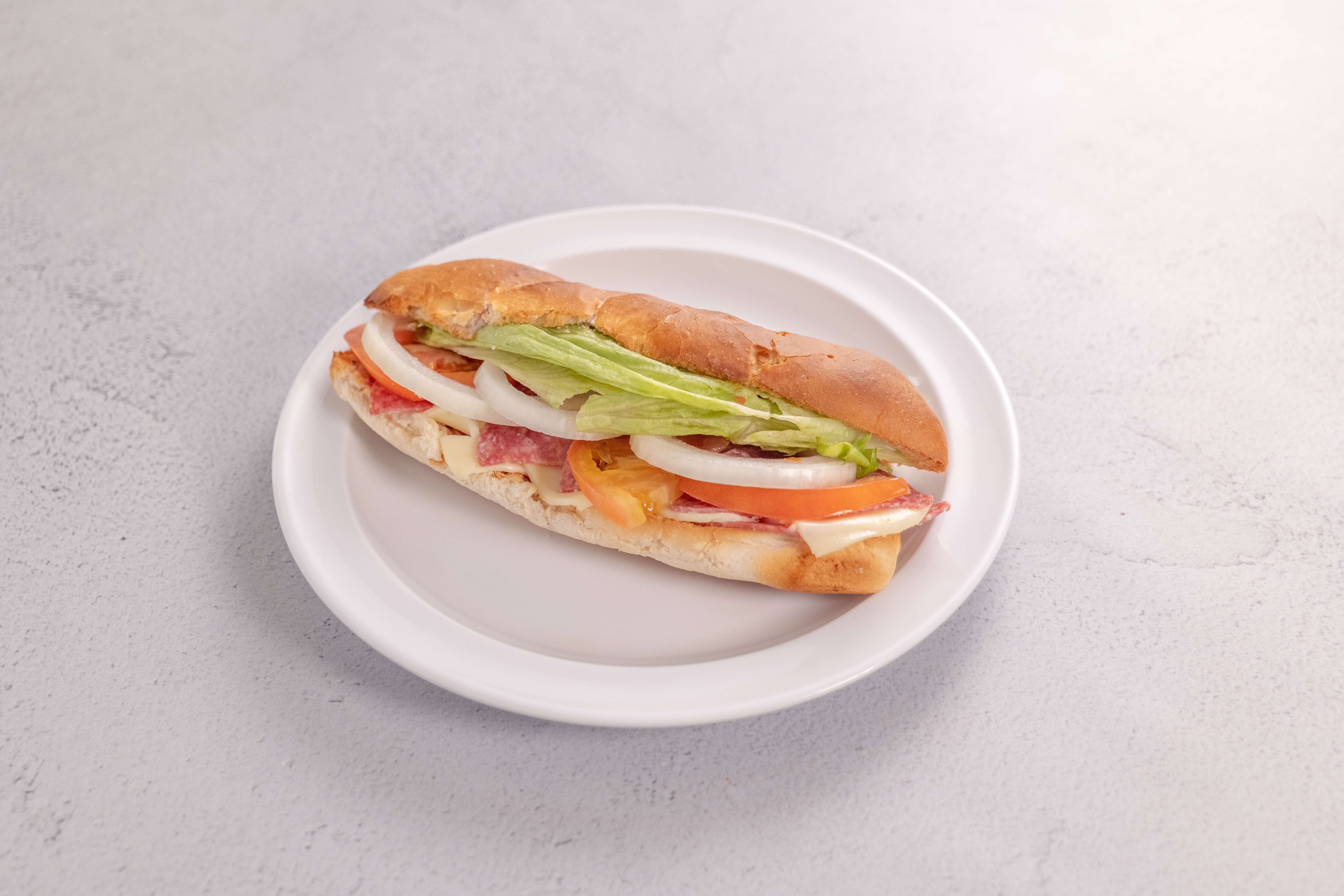 Order Italian Dry Salami Sandwich food online from Tony's Pizza store, San Fernando on bringmethat.com