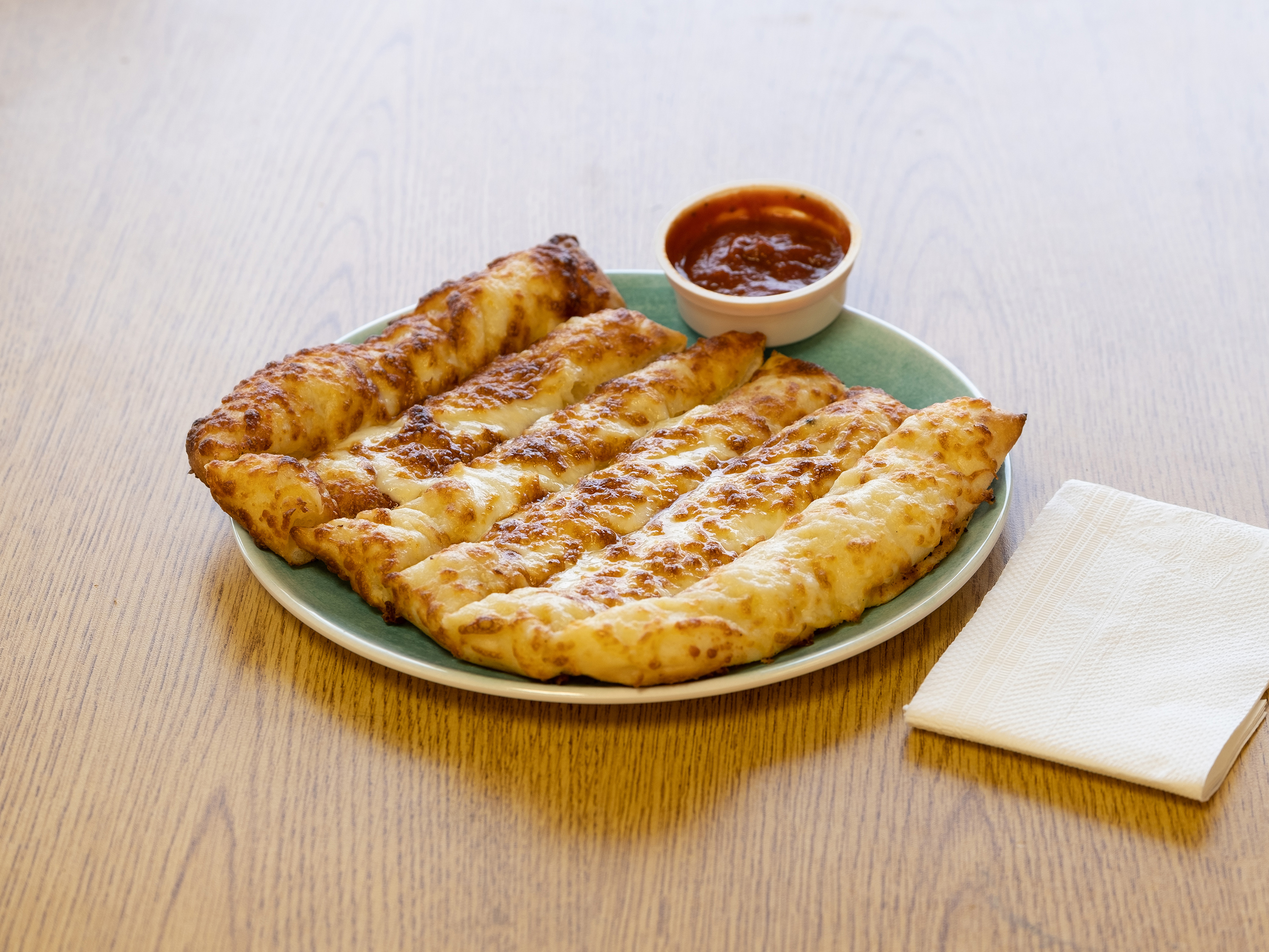 Order Cheesy Flat Breadsticks food online from Blazzin Pizza store, Vancouver on bringmethat.com