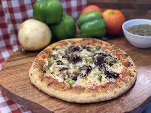 Order Philly Cheesesteak Pizza food online from Manny & Olga Pizza store, Washignton on bringmethat.com