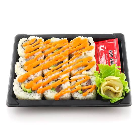 Order Spicy Tuna Avocado Roll  food online from Genji Sushi store, Charlottesville on bringmethat.com