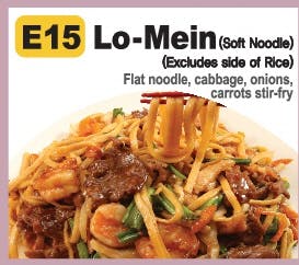 Order E15. Lo Mein (Soft Noodle) food online from Asian Pot Express store, Lewisville on bringmethat.com