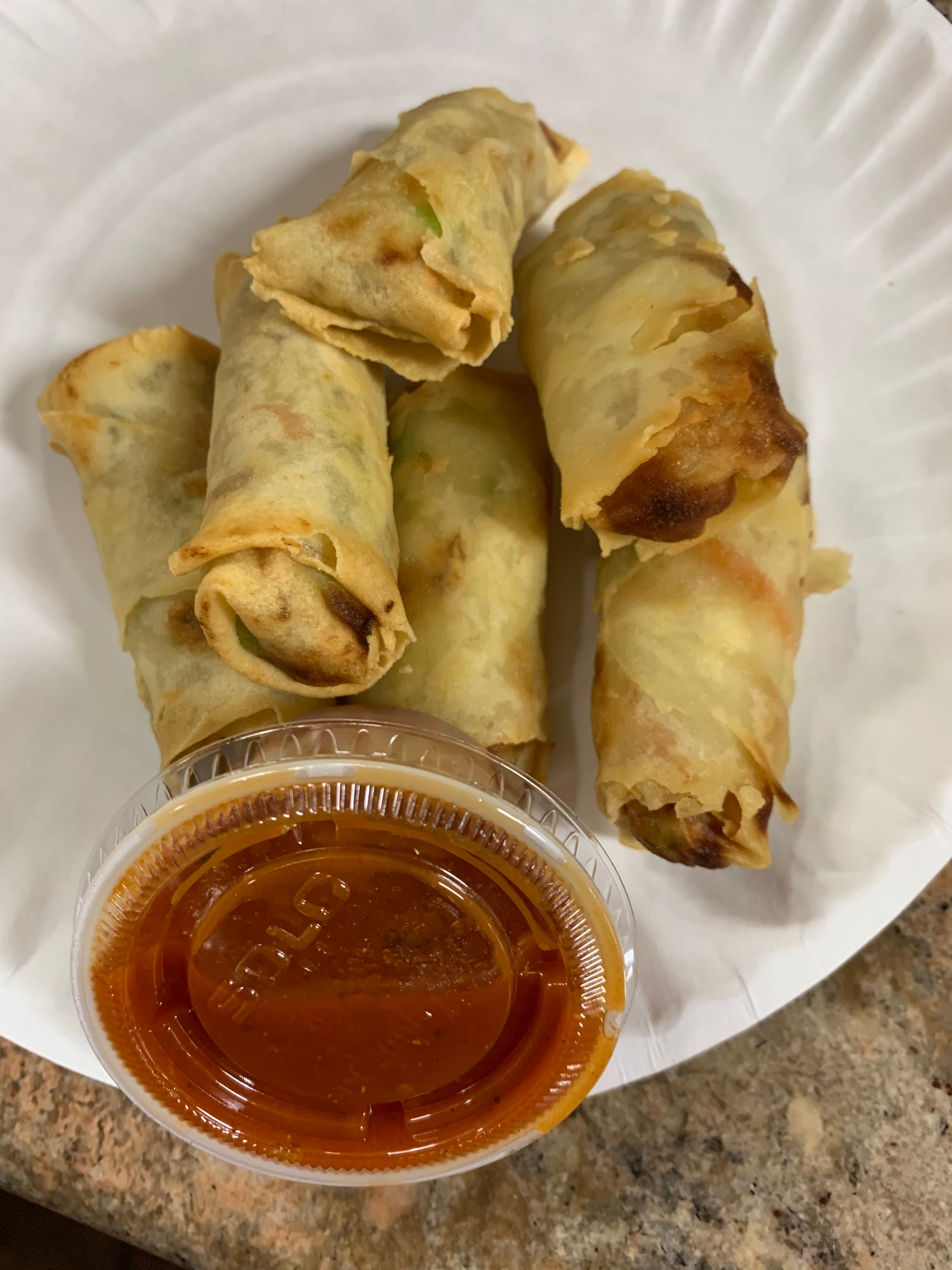 Order Spring Roll - 6 Pieces food online from Giovannelie Restaurant store, New Brunswick on bringmethat.com